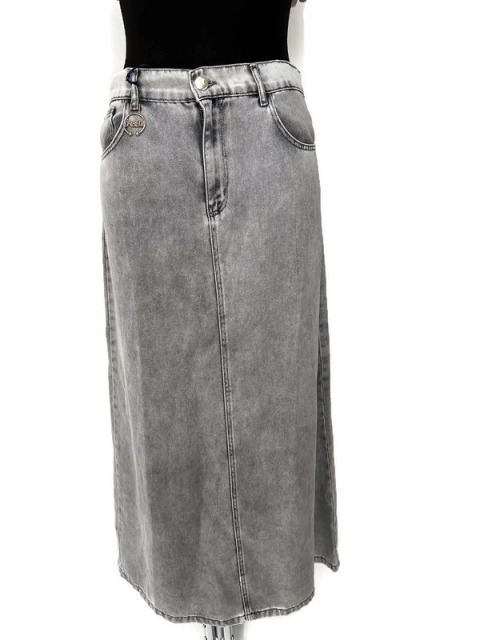 DI'SHE SPÓDNICA MAXI TENCEL GREY