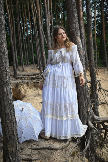 MADE IN ITALY SUKIENKA BOHO MAXI II