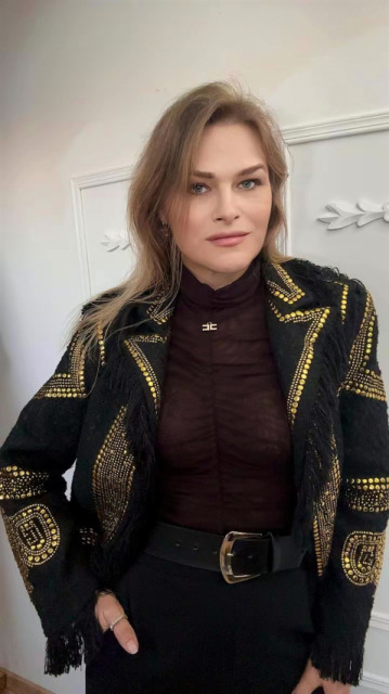 ORYGINALNA MARYNARKA FRĘDZLE + ZŁOTE NITY