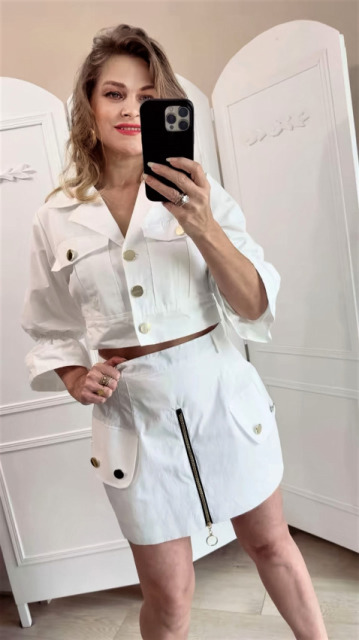 La Diva Mia  KURTKA BIAŁA PARIS