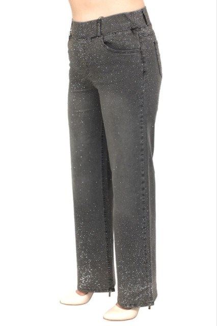 ZANESSI JEANSY DIAMENTOWE SZARE OMBRE SILVER