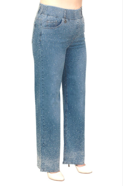 ZANESSI JEANSY DIAMENTOWE NIEBIESKIE OMBRE SILVER