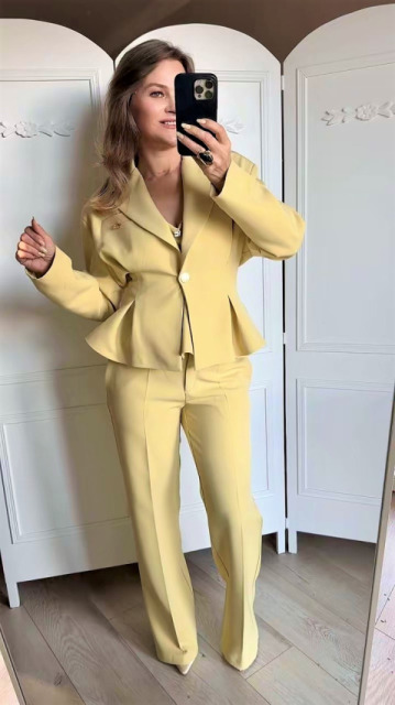 La Diva Mia ELEGANCKI 3 CZĘŚCIOWY GARNITUR SŁOŃCE PUSTYNI